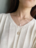 Brielle Necklace - Rose Quartz