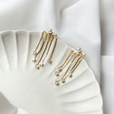 Lillian Dangle Bling Earrings