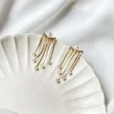 Lillian Dangle Bling Earrings
