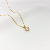 Brielle Necklace - Rose Quartz