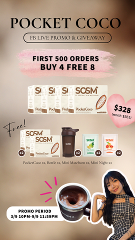 SOSM+ Pocket Coco Meal Replacement 🔥Super Bundle🔥