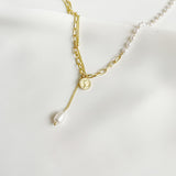 Nathalia Chain Pearl Necklace