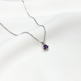 Brielle Necklace - Amethyst