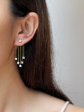 Lillian Dangle Bling Earrings
